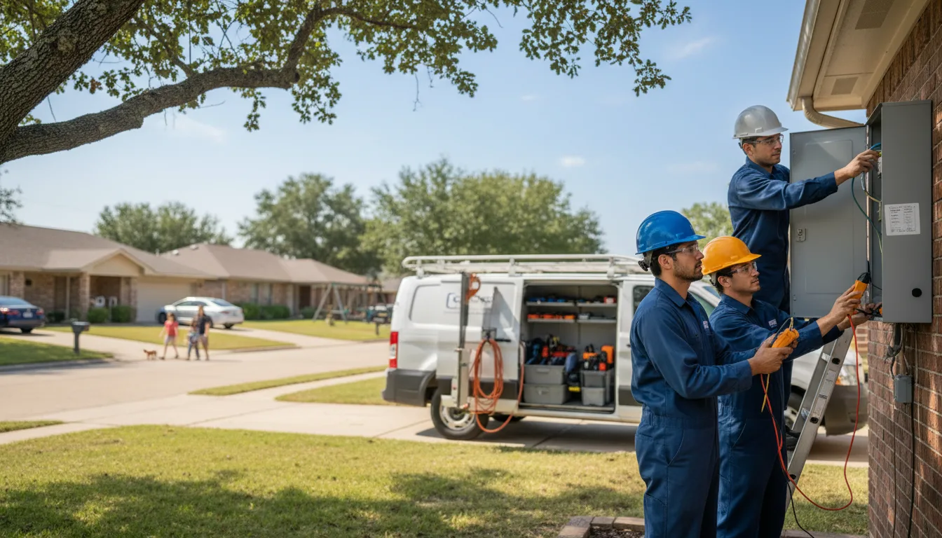 Certified electrician providing emergency electrical services in Haddonfield, NJ